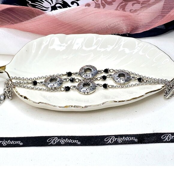 Brighton Silver-plated Triple Strand Bracelet - Picture 1 of 12